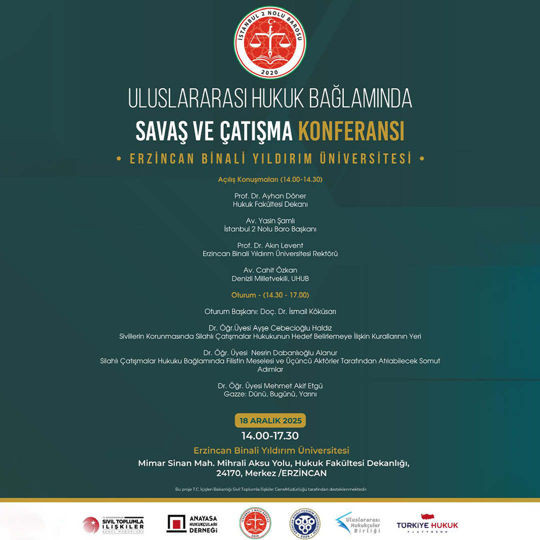 Uluslararası Hukuk Bağlamında Savaş ve Çatışma Konferansı