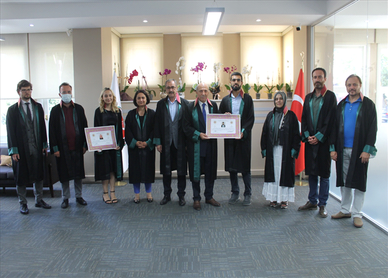 MESLEKTAŞLARIMIZ RUHSATNAMELERİNİ ALDI