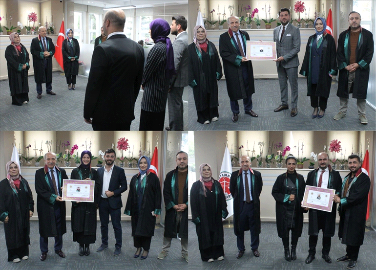 MESLEKTAŞLARIMIZ RUHSATNAMELERİNİ ALDILAR