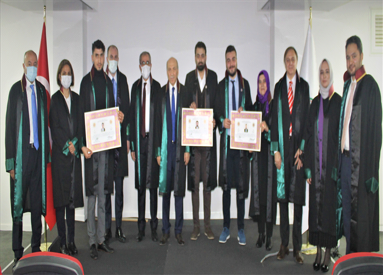 MESLEKTAŞLARIMIZ RUHSATNAMELERİNİ ALDILAR