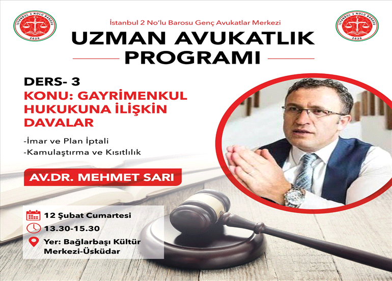 UZMAN AVUKATLIK PROGRAMI