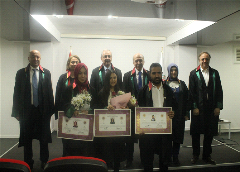 MESLEKTAŞLARIMIZ RUHSATNAMELERİNİ ALDILAR