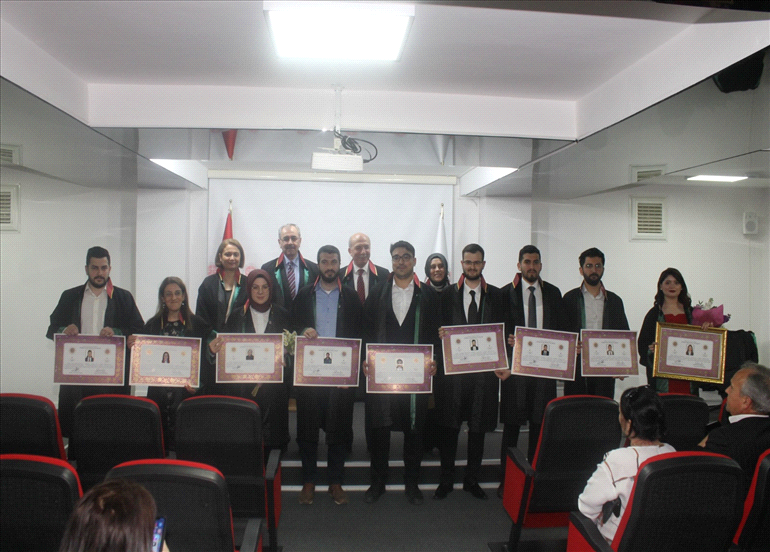 MESLEKTAŞLARIMIZ RUHSATNAMELERİNİ ALDILAR