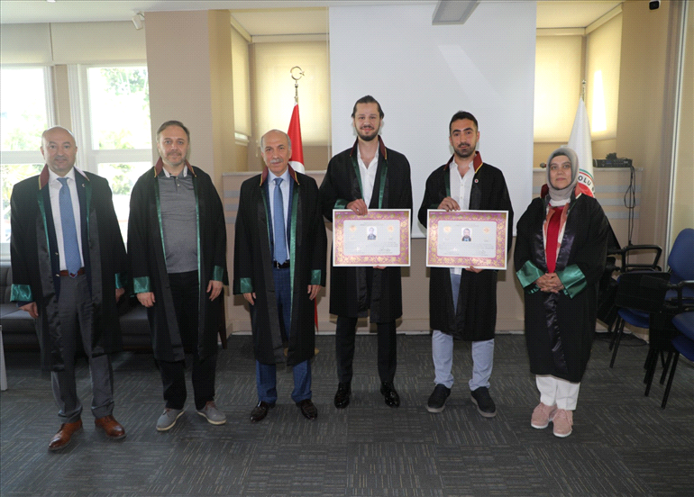 MESLEKTAŞLARIMIZ RUHSATNAMELERİNİ ALDILAR