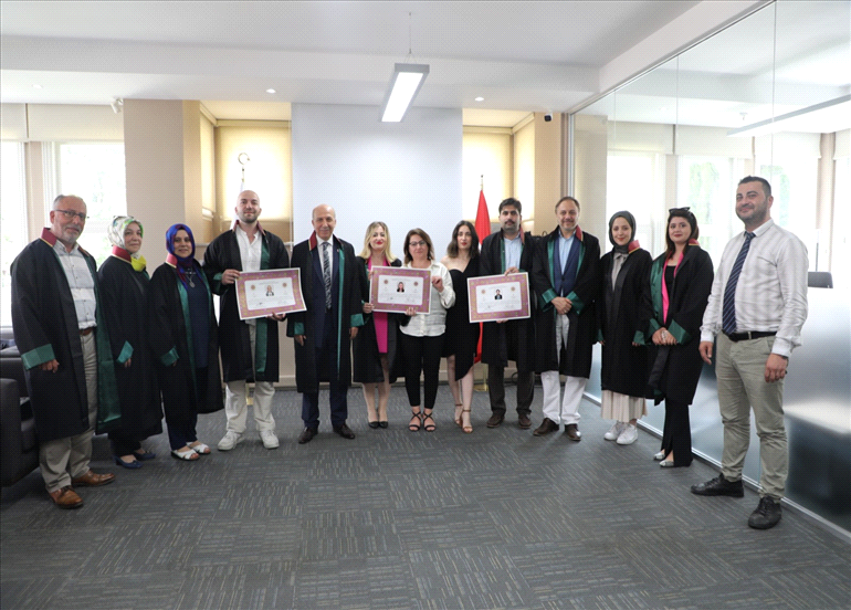 MESLEKTAŞLARIMIZ RUHSATNAMELERİNİ ALDILAR