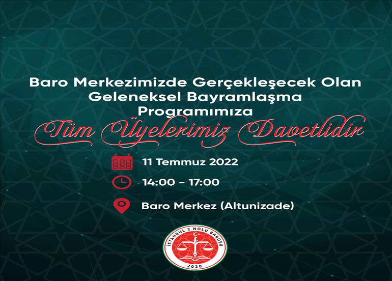 BAYRAMLAŞMAYA DAVET