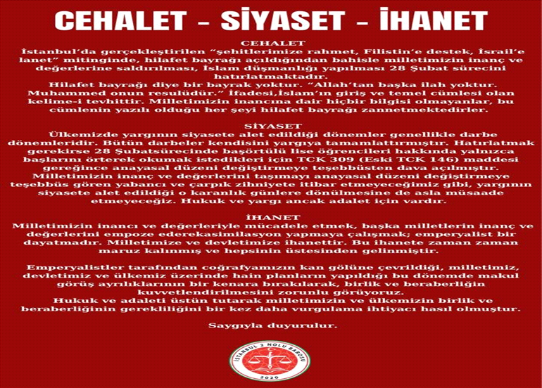 CEHALET - SİYASET - İHANET