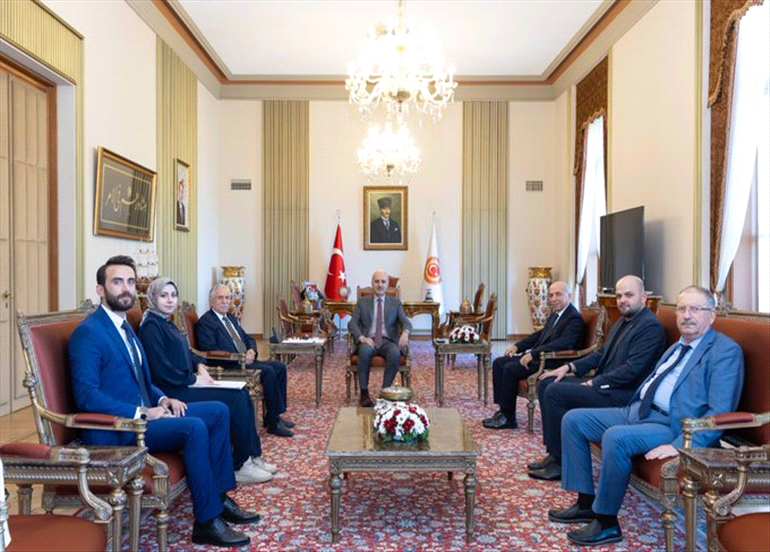 TBMM BAŞKANLIĞINA ZİYARET