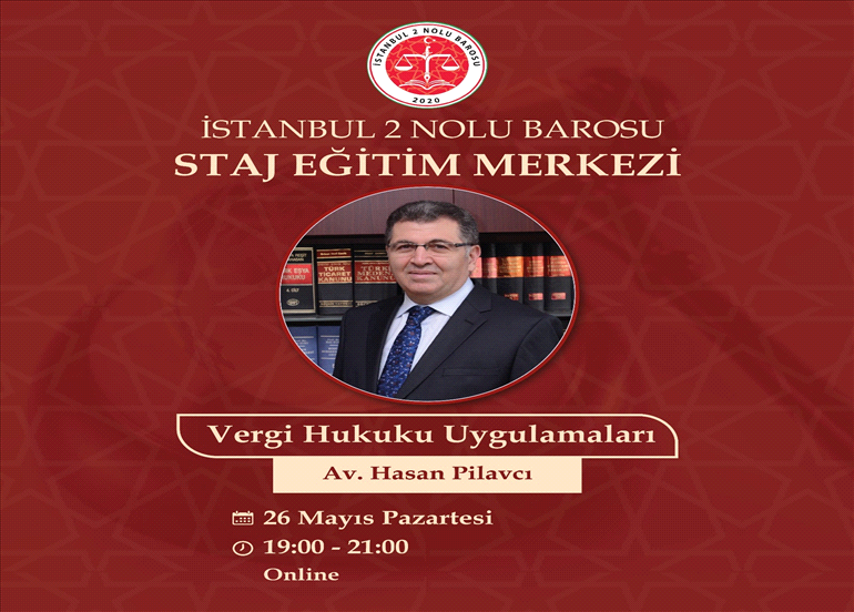 STAJ EĞİTİM MERKEZİMİZİN DÜZENLEDİĞİ EĞİTİME DAVET
