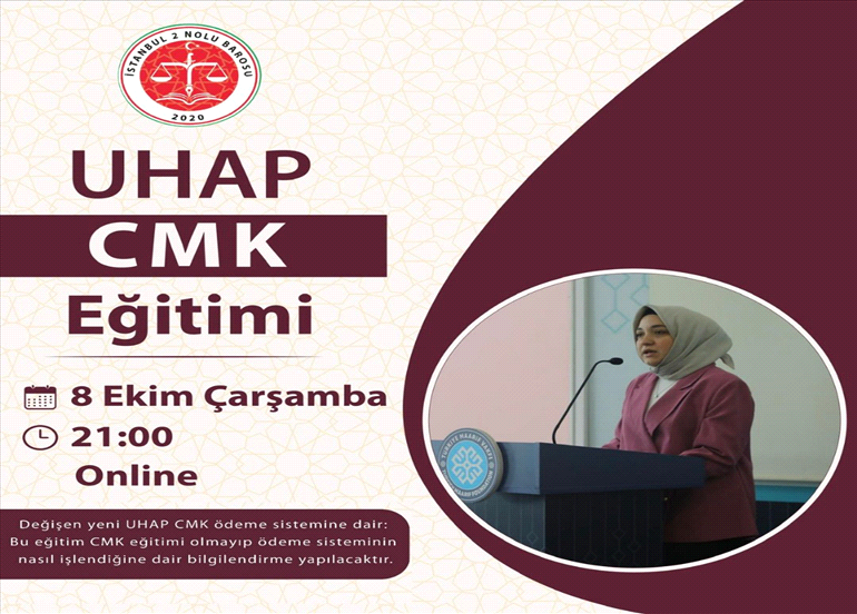 UHAP CMK EĞİTİMİNE DAVET 