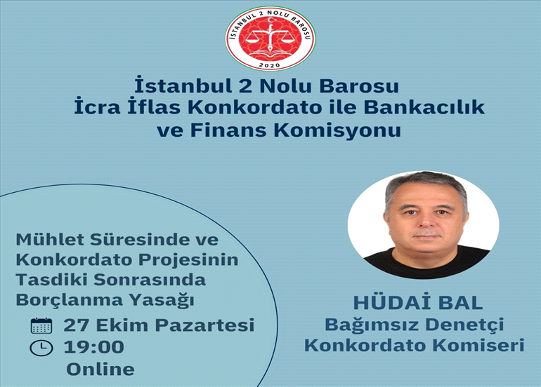 İCRA İFLAS KOMİSYONUNUN DÜZENLEDİĞİ EĞİTİME DAVET