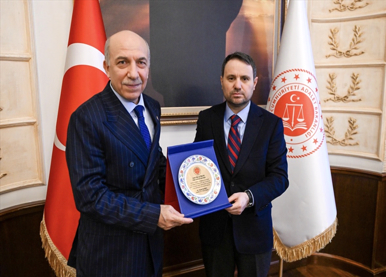 ADALET BAKANIMIZ AKIN GÜRLEK’İ ZİYARET ETTİK