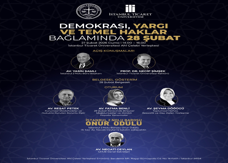 28 ŞUBAT PROGRAMINA DAVET