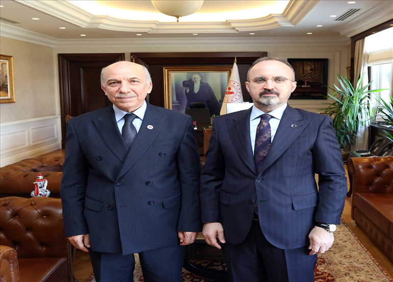 İÇİŞLERİ BAKAN YARDIMCIMIZ BÜLENT TURAN’A ZİYARET